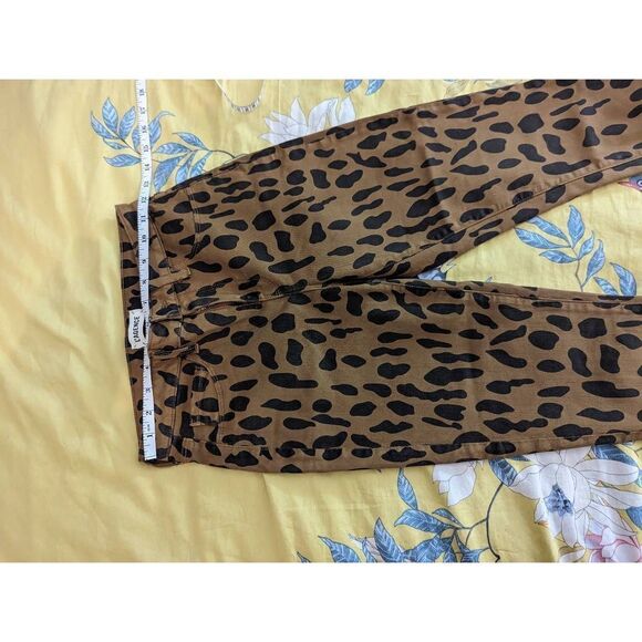 L'AGENCE high rise skinny Margot jeans in animal print sz 25 new with tags - Picture 3 of 6